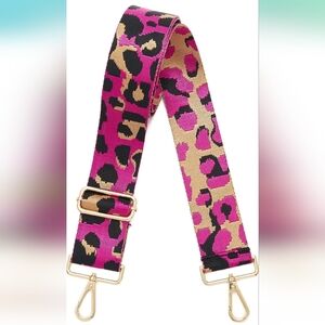 Pink Leopard adjustable strap